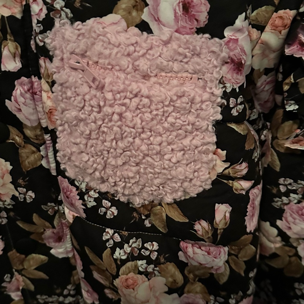 For Love and Lemons Floral Puffer Jacket - Picture 6 of 9
